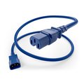 Unirise Usa 10Ft Power Cord C14-C15 15Amp Blue PWCD-C14C15-15A-10F-BLU